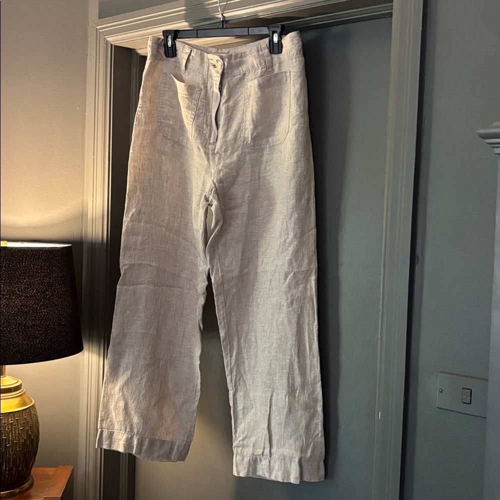 Quince Linen Trousers in Light Tan